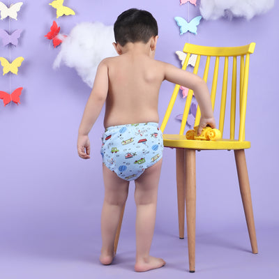 Blue Padded Underwear for Growing Babies/Toddlers