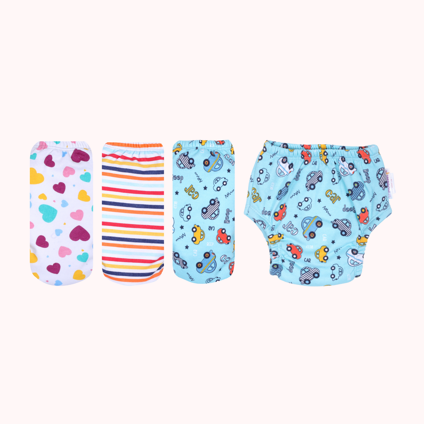 Strip Padded Underwear for Growing Babies/Toddlers