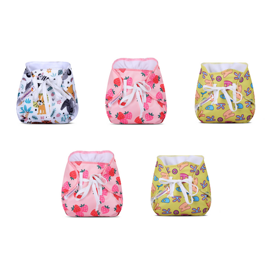 DryFeel Improvus Cloth Nappy - Langot (Pack of 5)