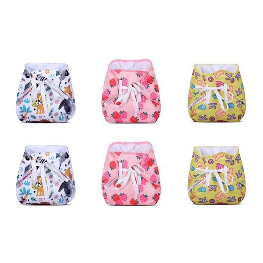 DryFeel Improvus Cloth Nappy - Langot (Pack of 6)