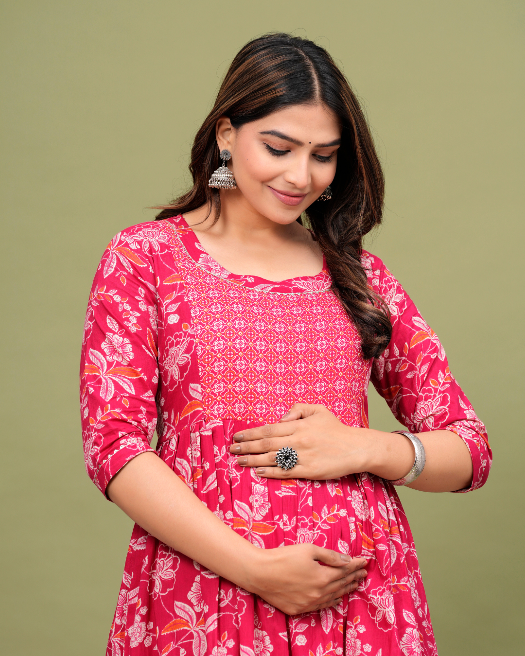 Harmony Nurturing Maternity Gown: Invisible Feeding Zip